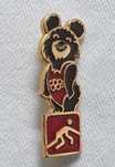 Pin Misha dos Jogos Olímpicos de Moscovo 1980