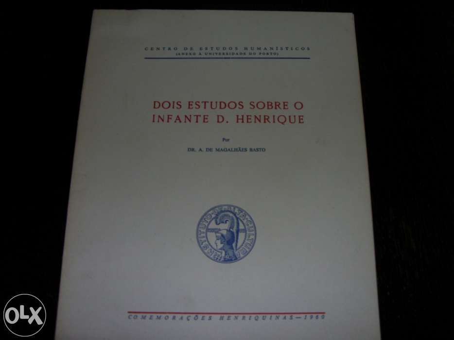 Livro " Dois estudos sobre o Infante D. Henrique"