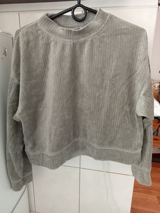 Bluza damska welurowa