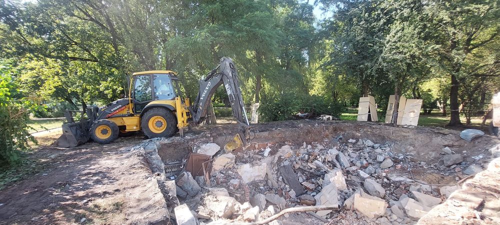 Usługi koparko ładowarką