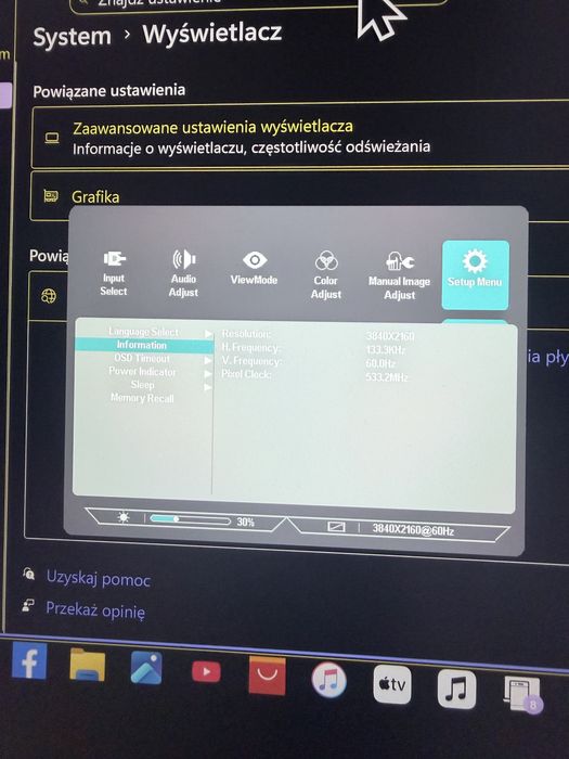 Monitor przenośny 4K 15,6 cala