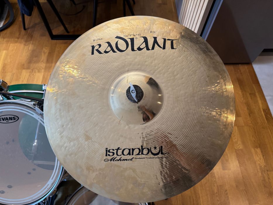 Tama Rockstar Emerald Green + talerze Istanbul Mehmet Radiant + HW