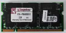 Pamięć RAM 512MB SO-DIMM Kingston DDR1 333MHz iMac G4