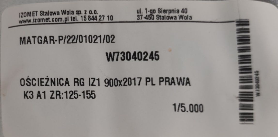 Drzwi białe 80 ościeżnice stalowe prawie jak nowe 2x prawe 2x lewe 90