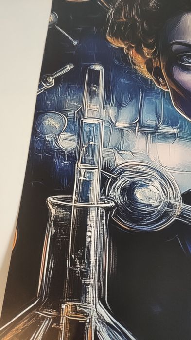 Piękne Umysły - Skłodowska - Curie v2 plakat B2 (50x70cm)