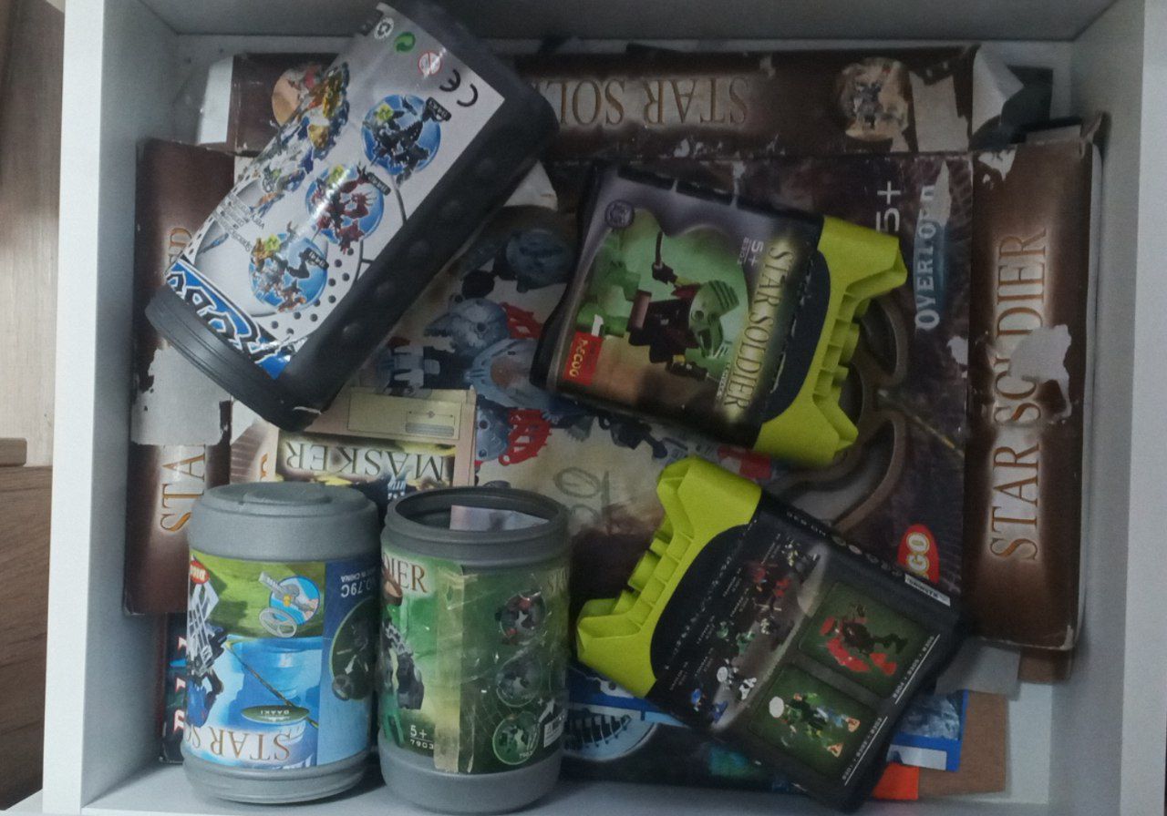 Lego Bionicle упаковки