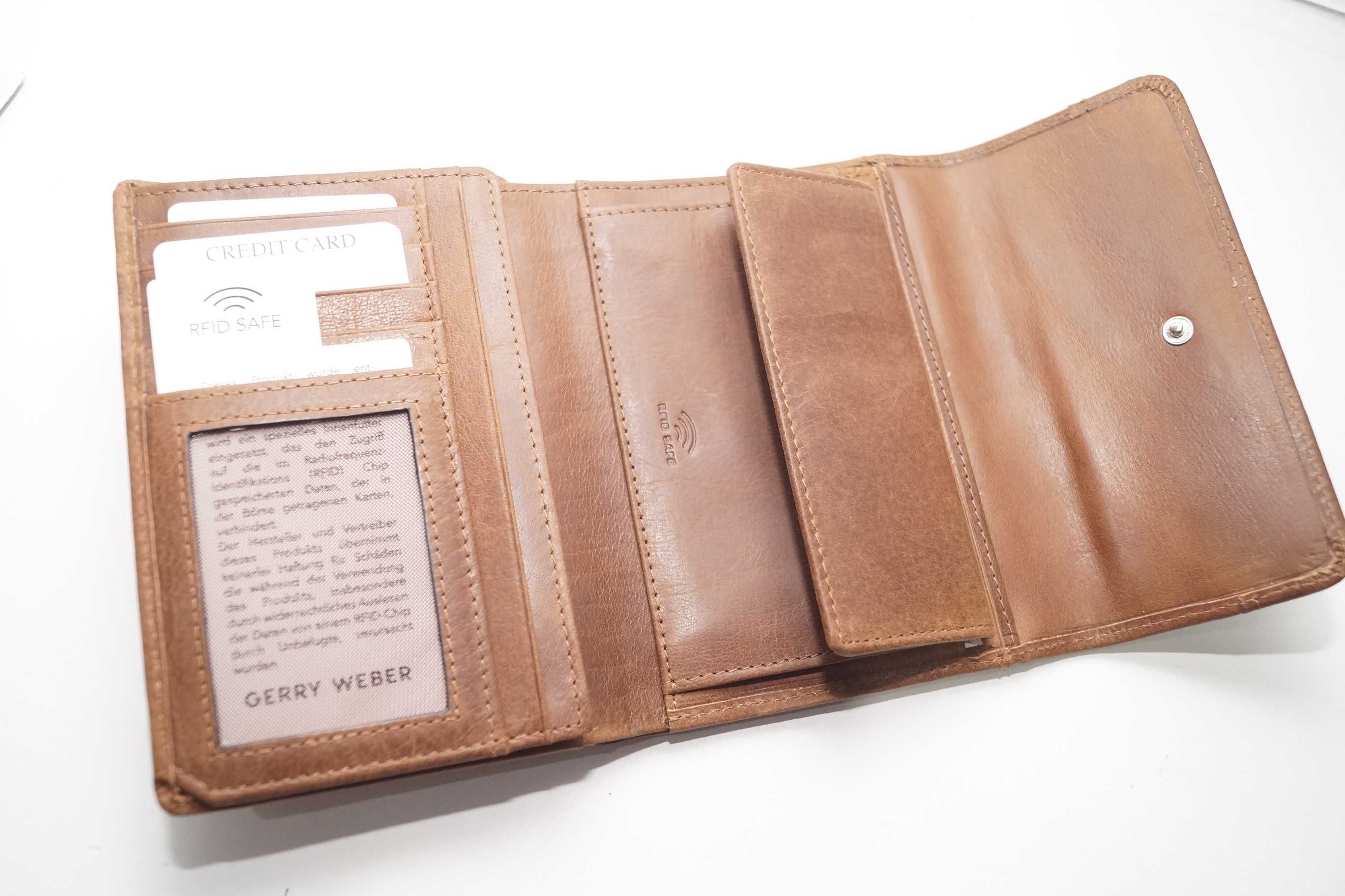 Gerry Weber Portfel damski skórzany brązowy