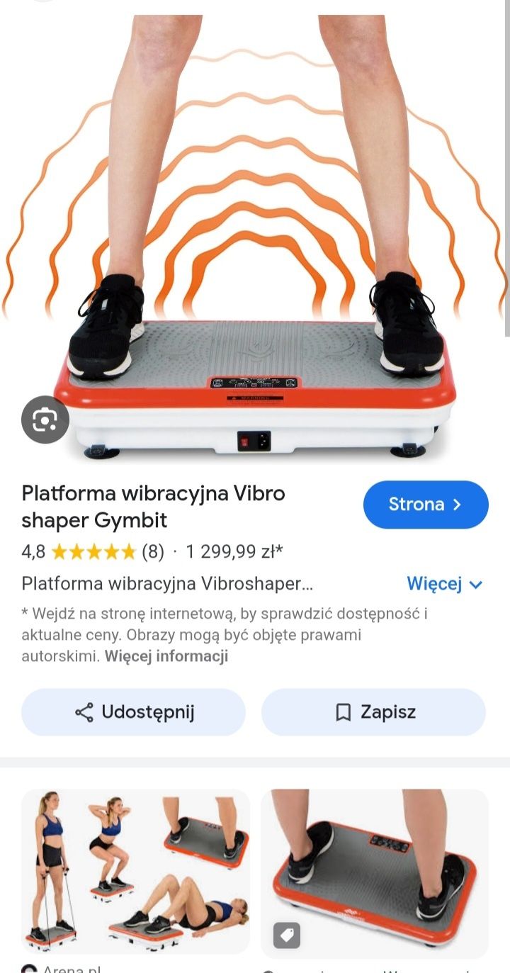 Platforma wibracyjna Vibroshaper