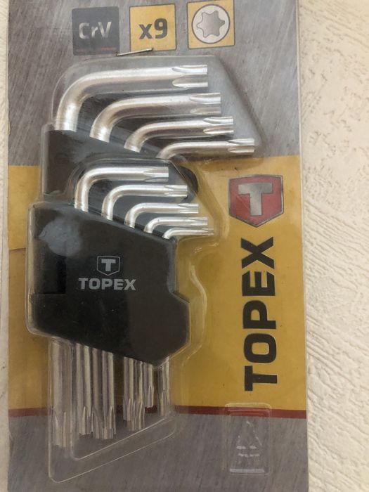 Набор шестигранных ключей,тorx