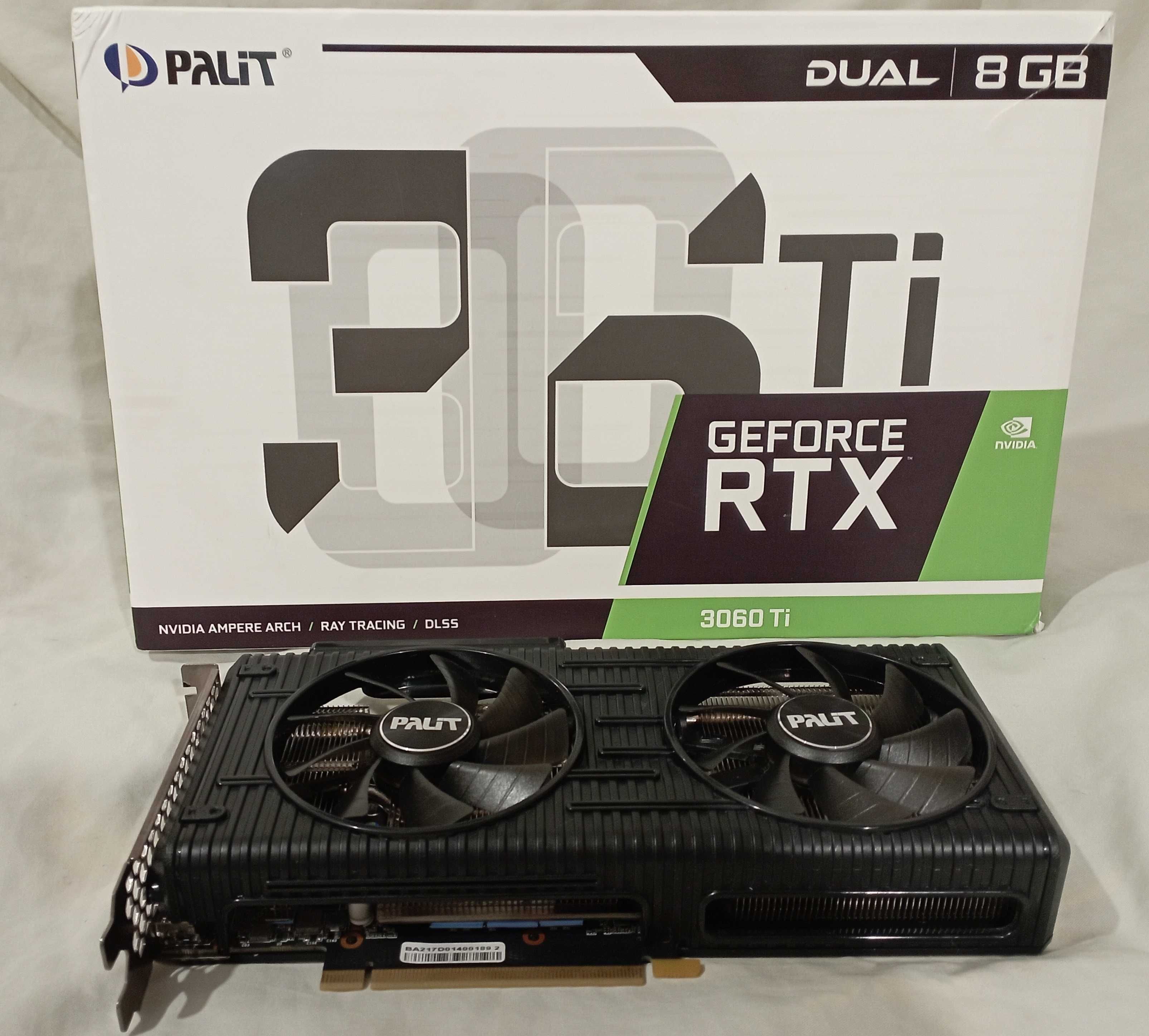 Palit Dual Geforce RTX3060Ti в идеальном состоянии