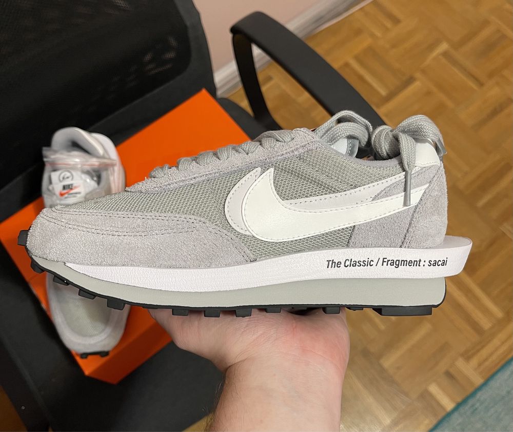 Buty Nike LD Waffle SF Sacai Fragment Grey rozm. 39