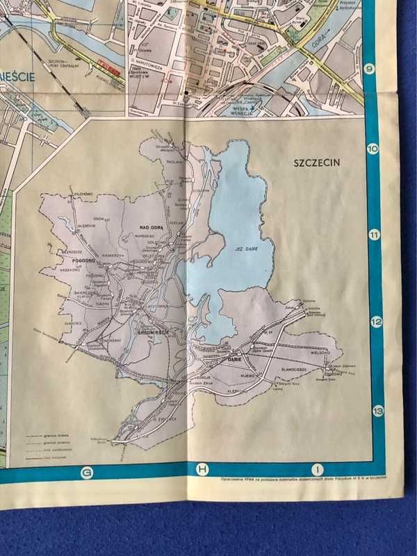 Plan Szczecina PPWK 1968