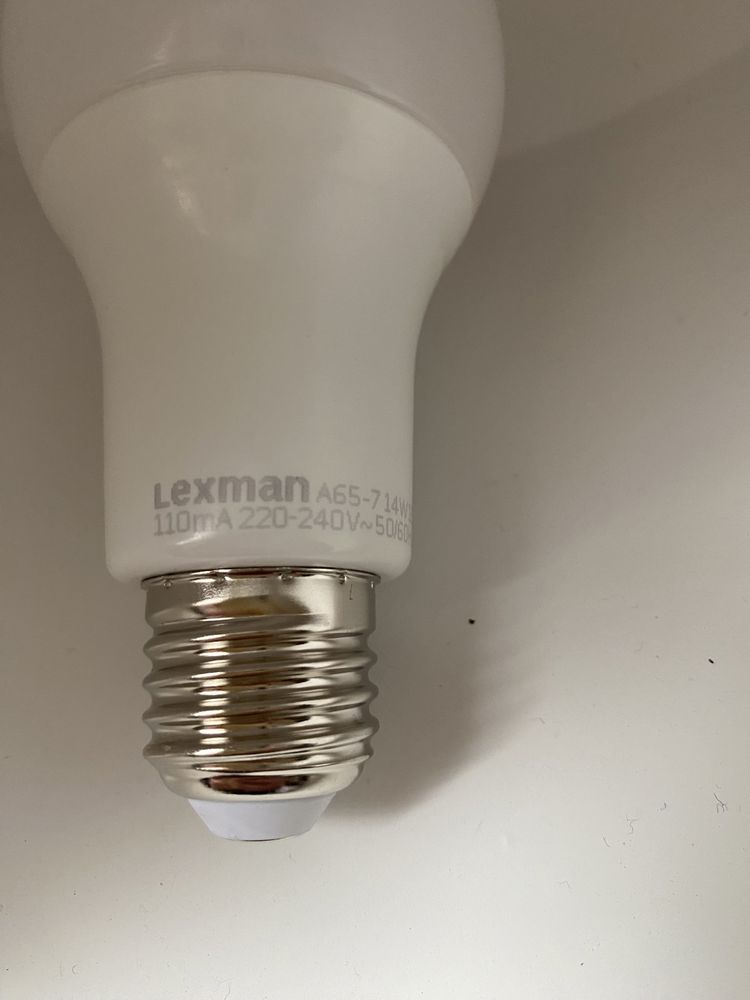 Lampy wiszące biało - miedziane 12 szt.
