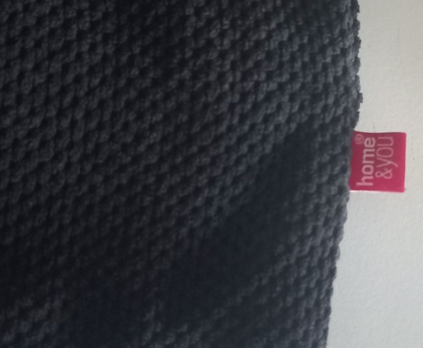 Poszewka na poduszkę czarna Home and You 45x45 cm - 2 szt