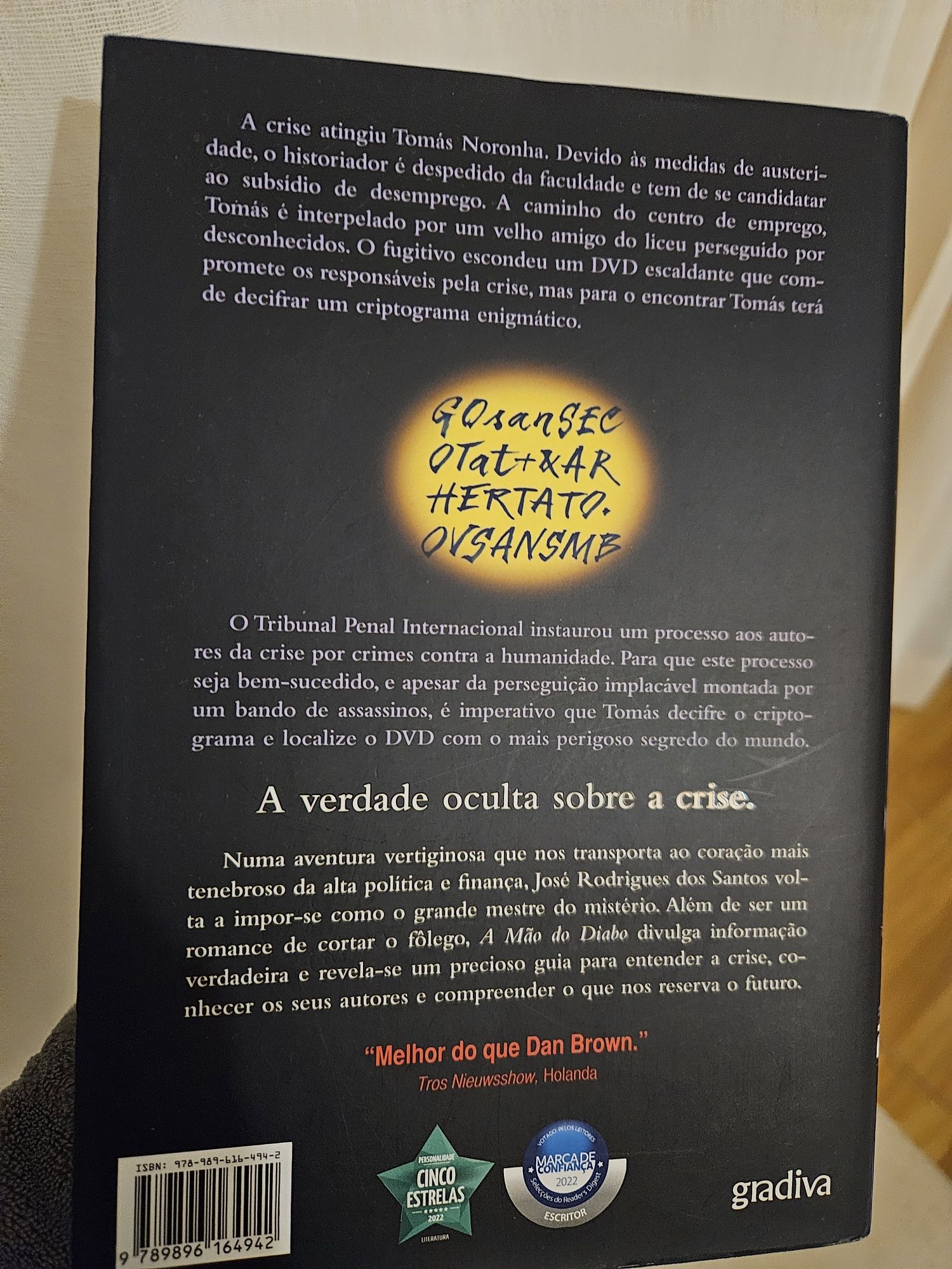 Livro A Mão do Diabo - José Rodrigo dos Santos