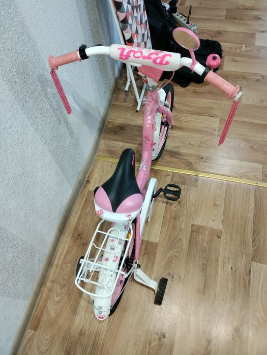 Велосипед дитячий двоколісний Profi Bloom 14" Біло-рожевий (Y1425 whit