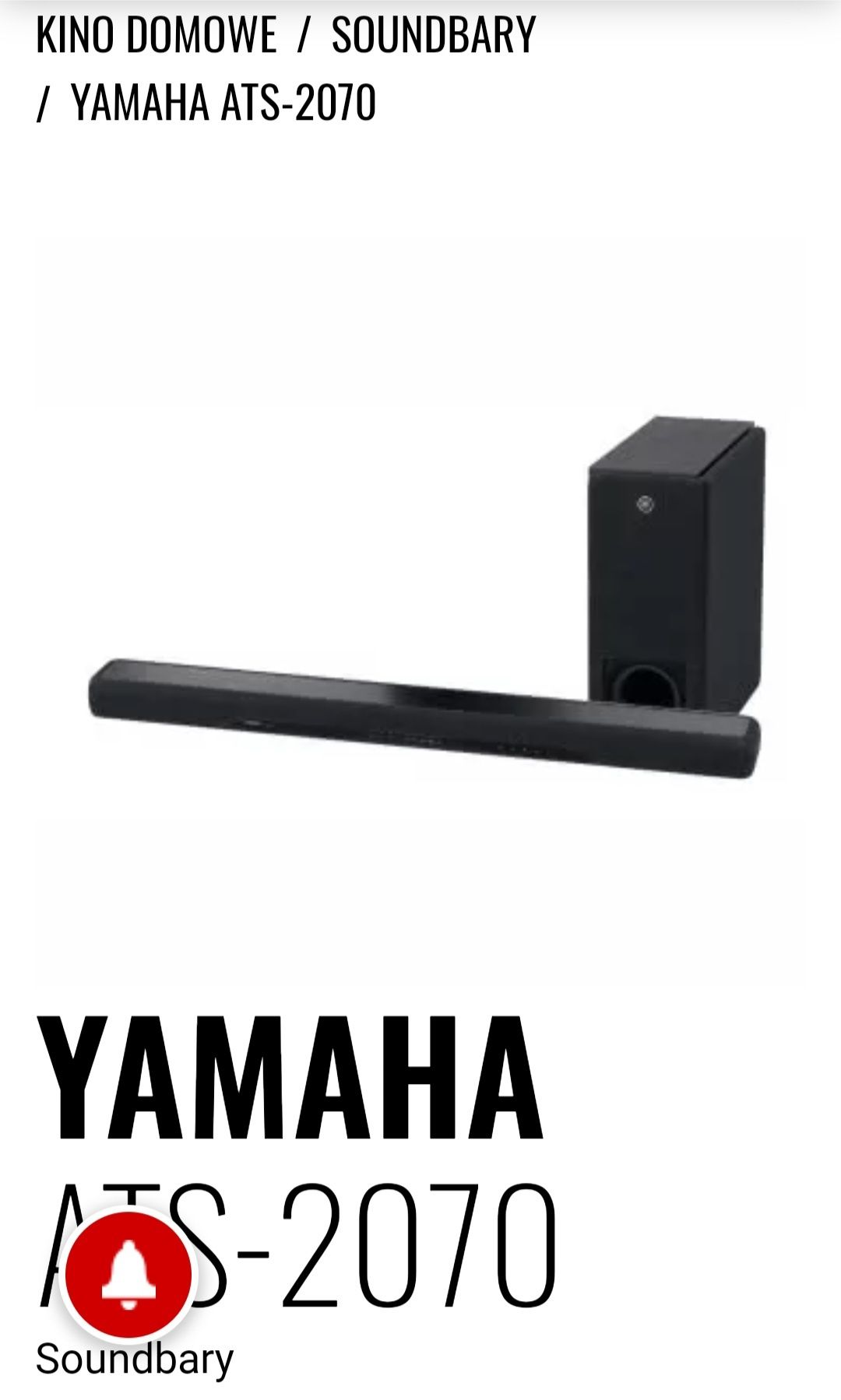 Kino domowe Yamaha