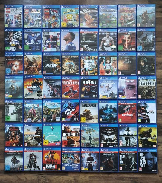 Ігри  та  стілбуки  на  PS4/PS5.    Ціна вказана за комплект
