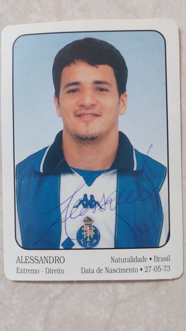 Calendário autógrafos jogadores FC Porto 2000