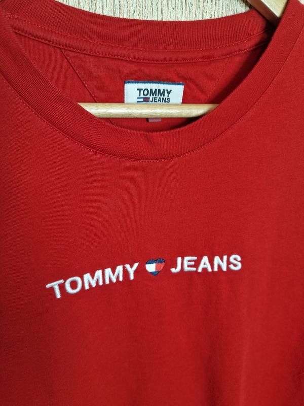 Яскрава футболка  tommy jeans, оригінал бавовна