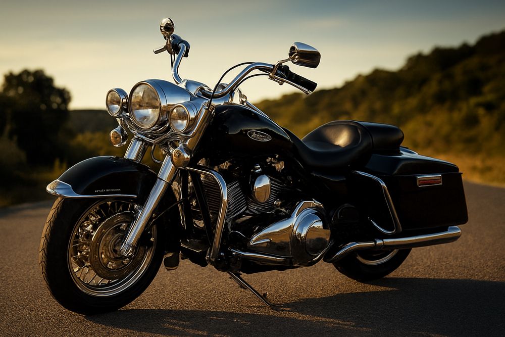 Harley Davidson Road King 1450 de 2001 • Pronta a viajar