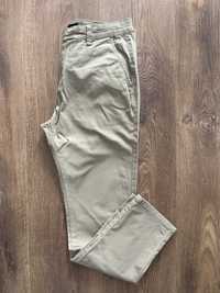 Beżowe spodnie męskie House XL eleganckie spodnie materiałowe chinosy