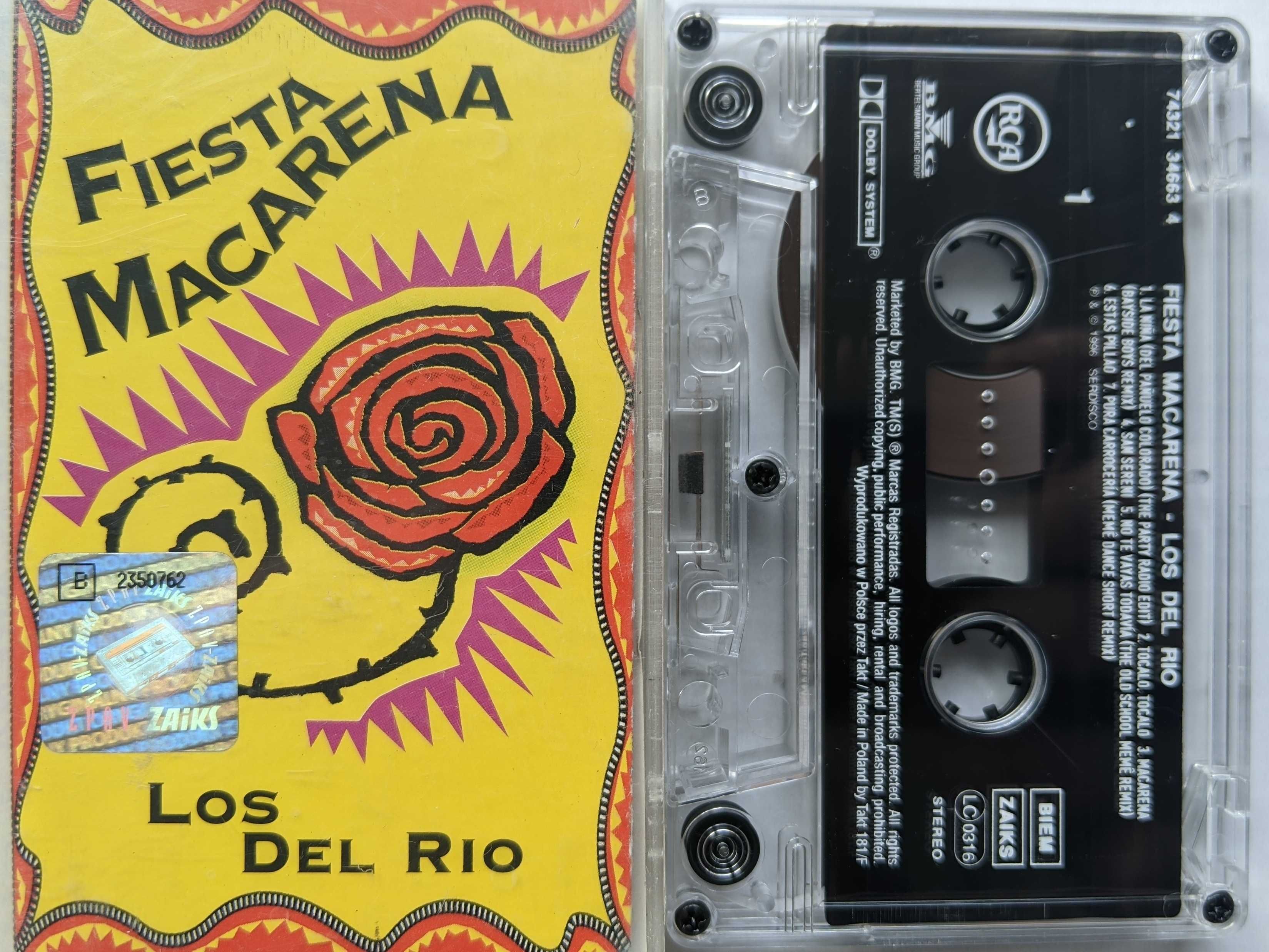 Kaseta magnetofonowa - Los Del Rio - Fiesta Macarena - hologram BDB