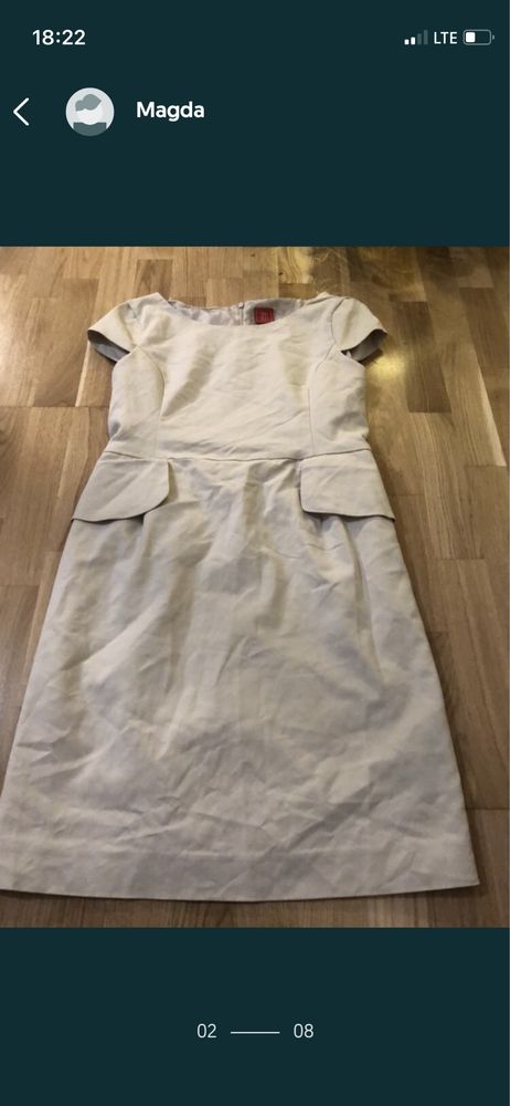 NOWA sukienka TIFFI - M beżowa! Super cena