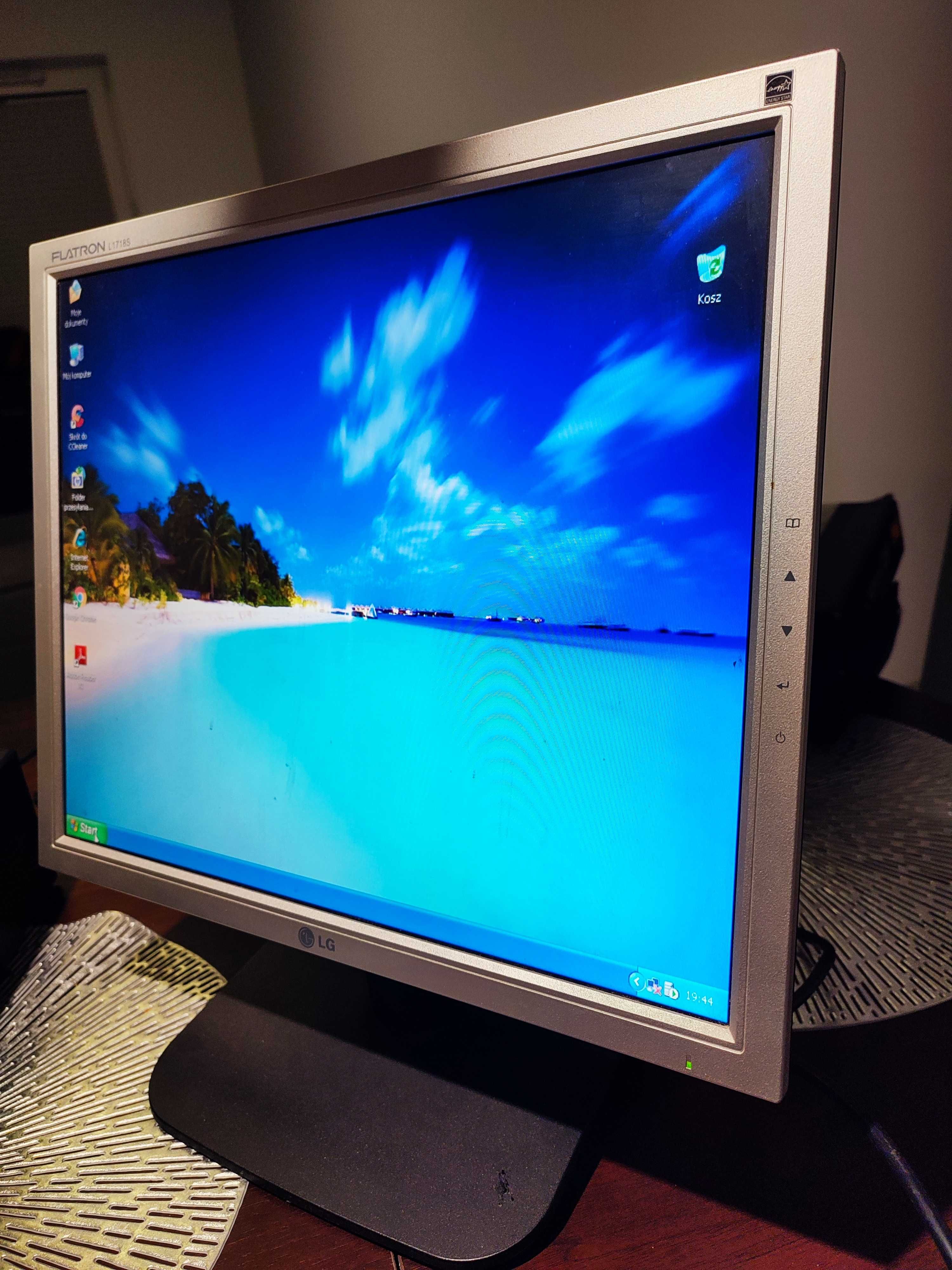 Komputer HP Compaq dc7600 SFF z monitorem LG  Flatron L1718S