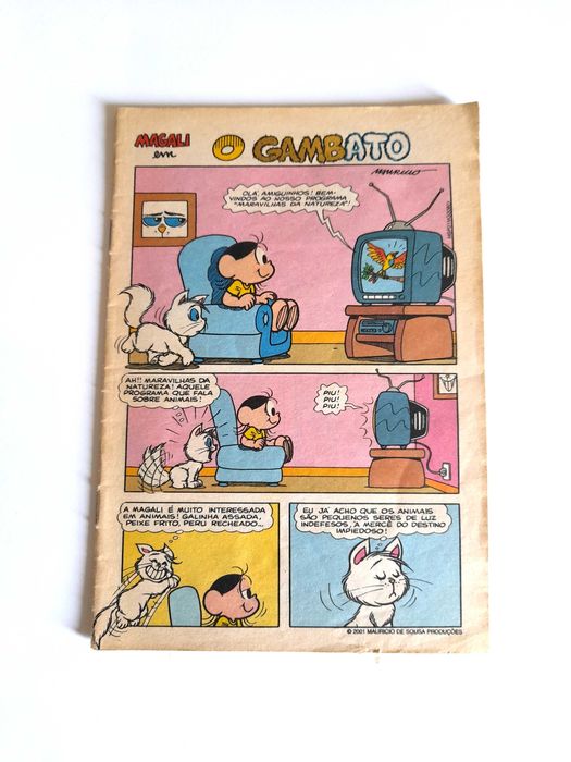 Livro BD Magali de 2001 Turma da Mônica para Coleção
