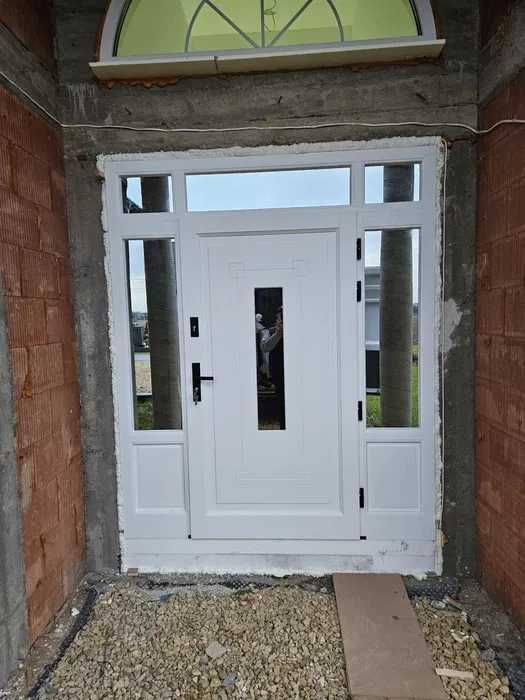 Drzwi wejściowe zewnętrzne dębowe pomiar montaż dostawa gratis dotacja