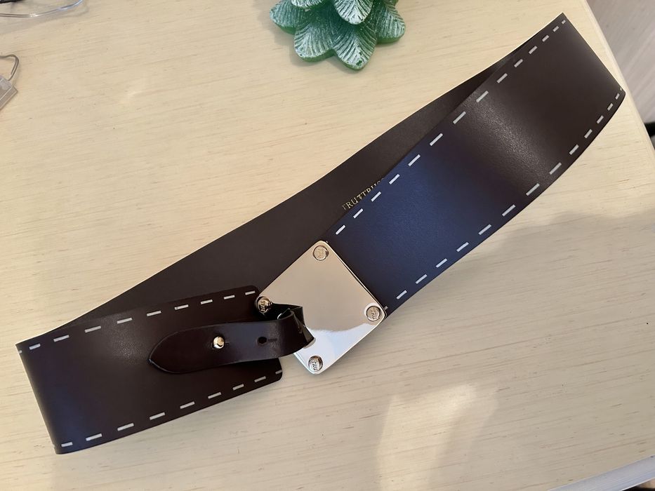Пояс Trussardi, натуральна шкіра