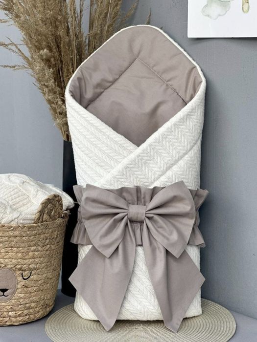 Дитячий конверт на виписку демісезонний 0-6міс