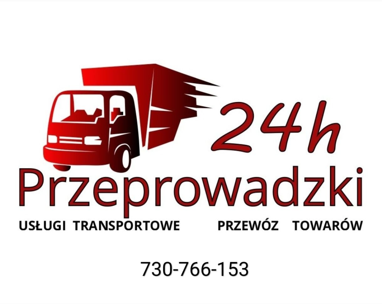 Bagażówka transport przeprowadzki 24/7