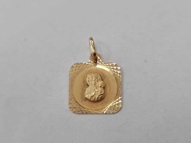 Złoty medalik/ Maryjka/ 585/ 1.21 gram