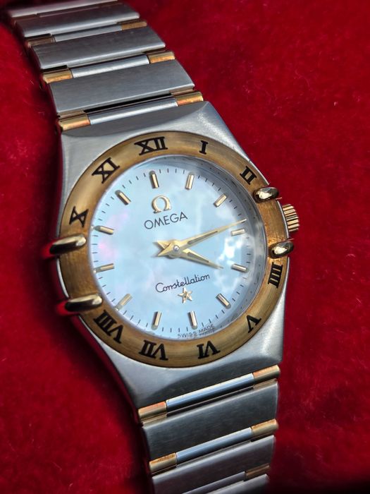 Omega Constellation 1362.70 Bicolor 18k z tarczą perłową Full Set