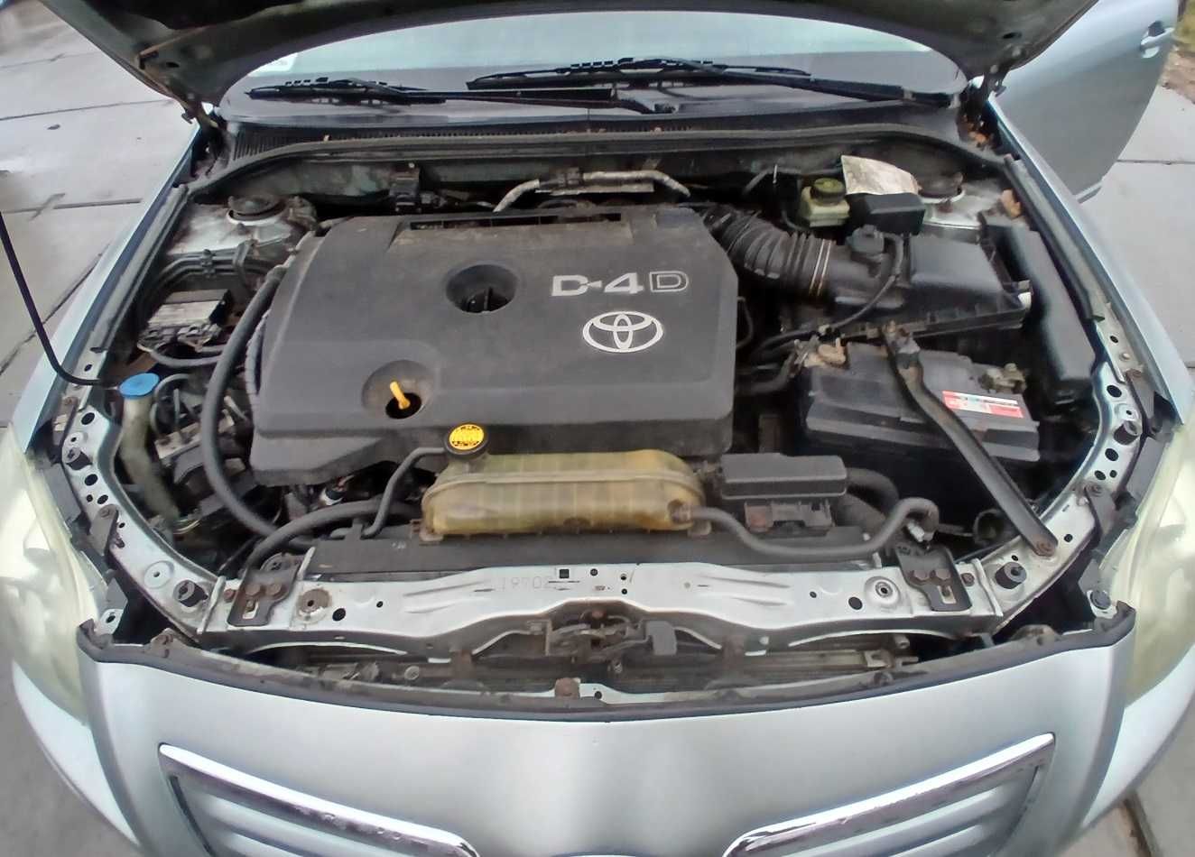 2008 Toyota Avensis T25 2.0 D4D 1AD-FTV 126 KM Silnik Skrzynia części