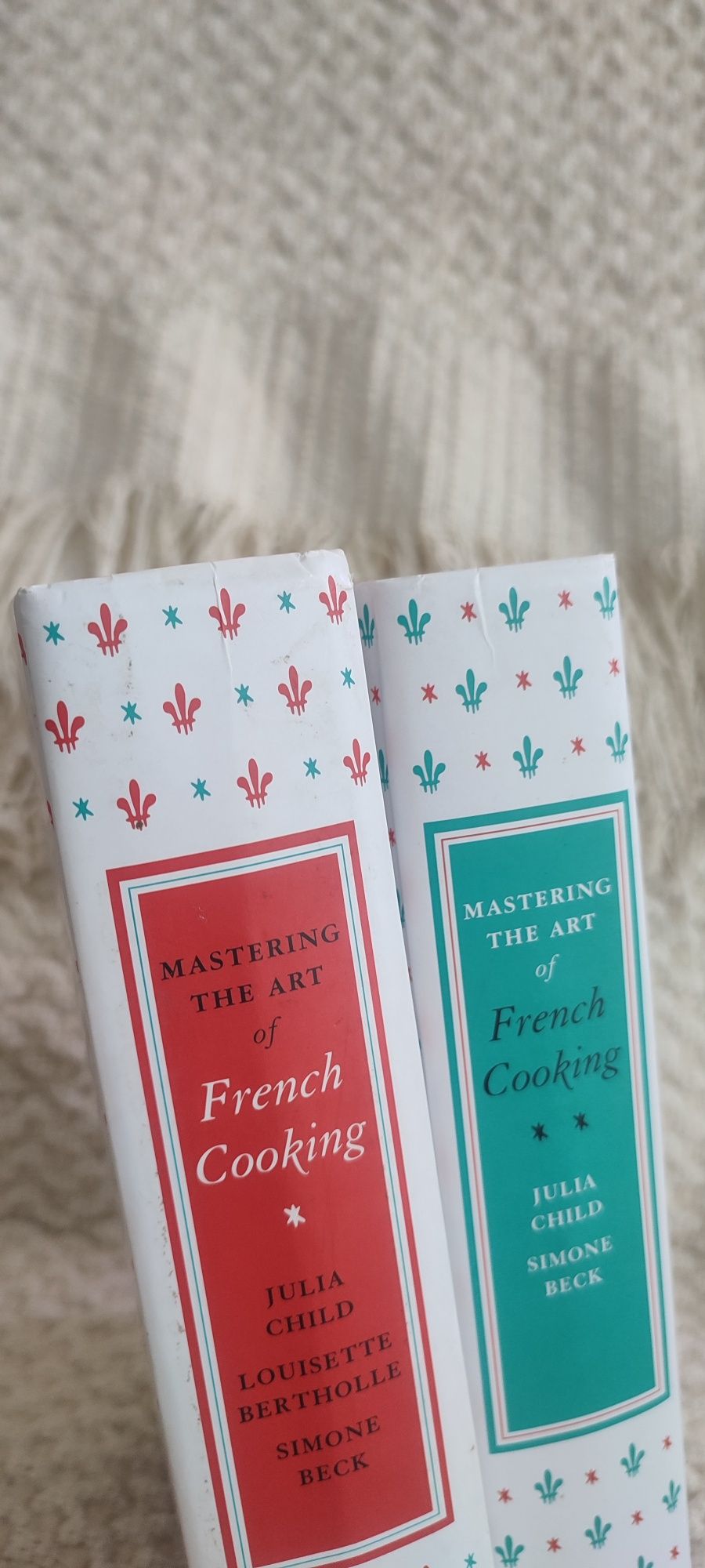 Mastering Art of French Cooking - Julia Child, Simone Beck dwa tomy