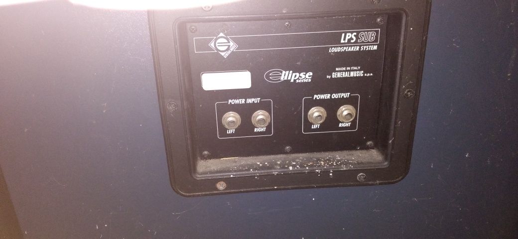 Subwoofer Estradowy  LEM - 15 , plus kolumny