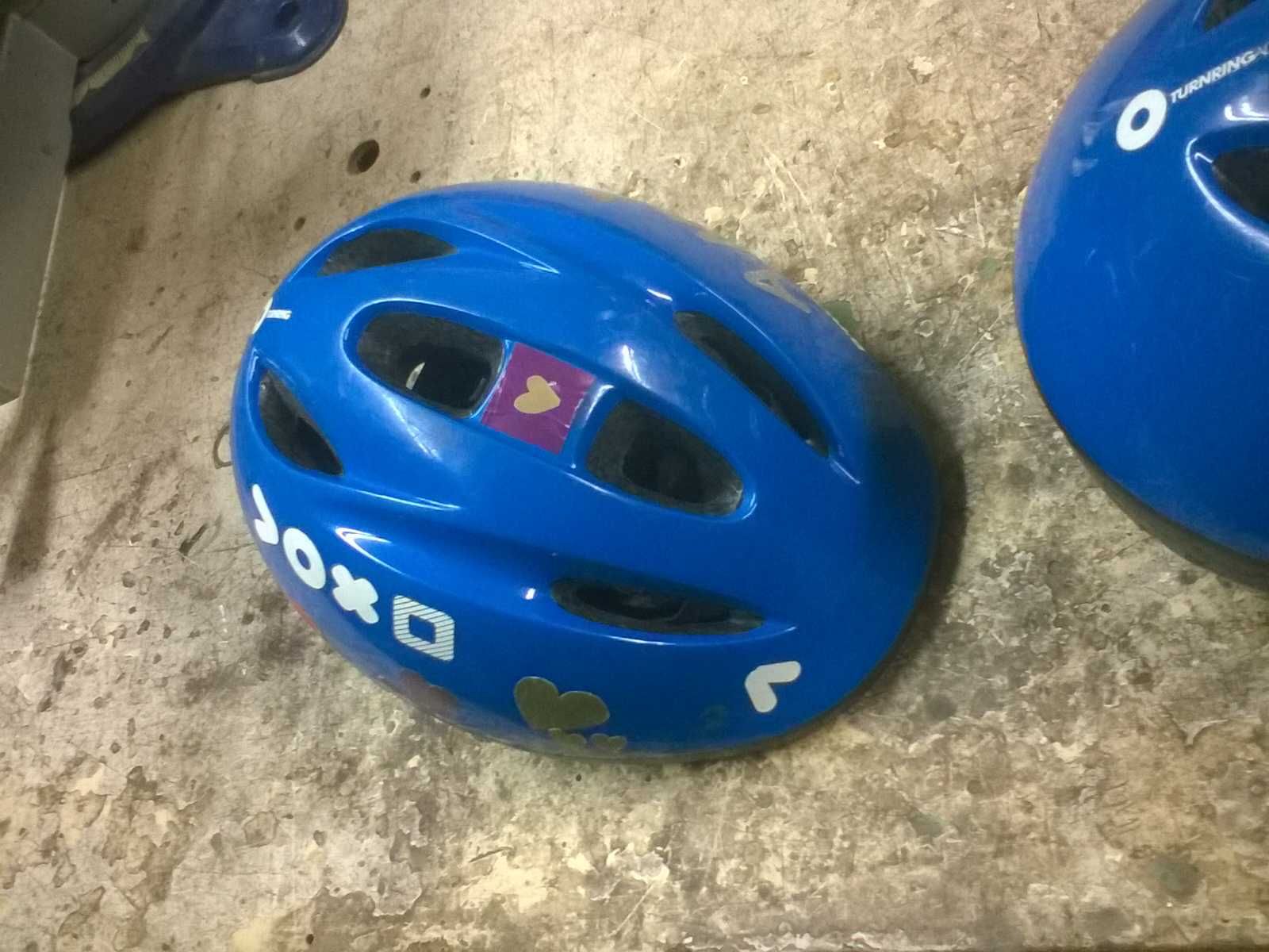 Kask rowerowy lub skating 2 sztuki