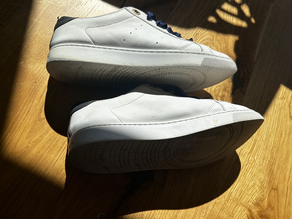 Tommy hilfigher sneakersy, białe skórzane 40