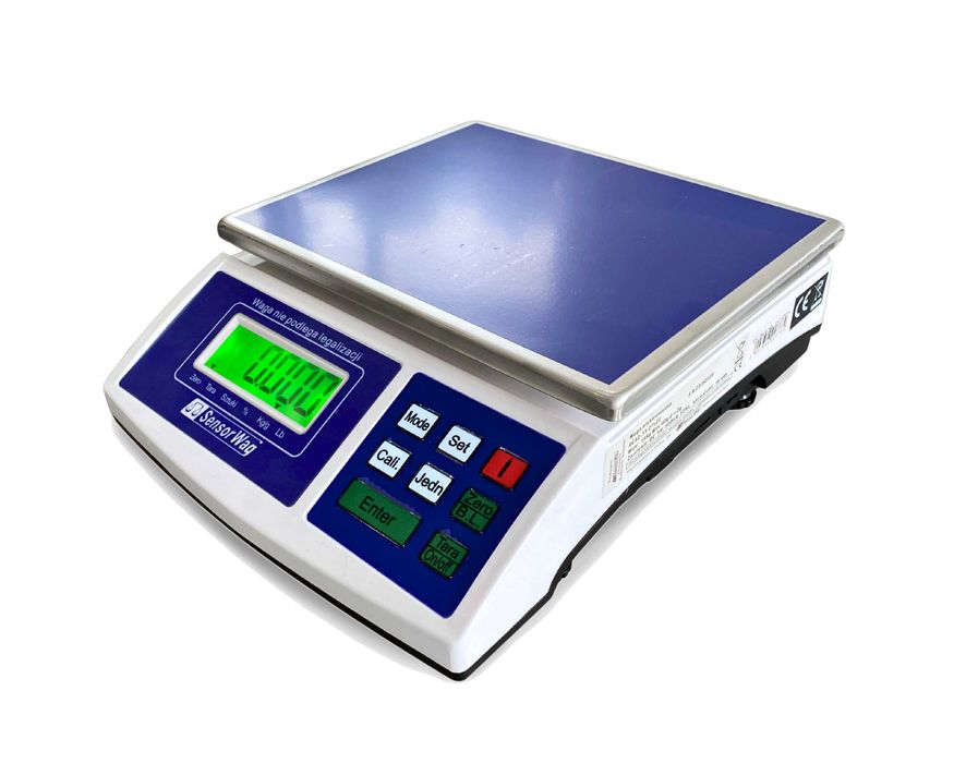 Waga do ważenia pakowania pieczarek 30kg/1g sklepowa licząca sztuki