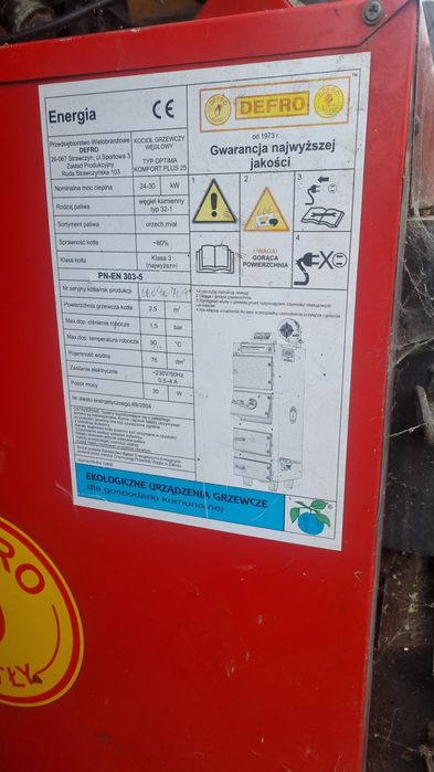 Sprzedam części do pieca