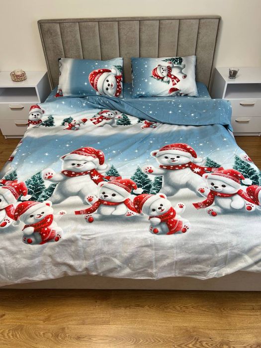 Акція! Осінні знижки Постільна білизна Байка Фланель Постель Комплект