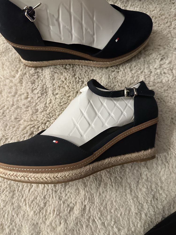 Nowe koturny tommy hilfiger rozm 40