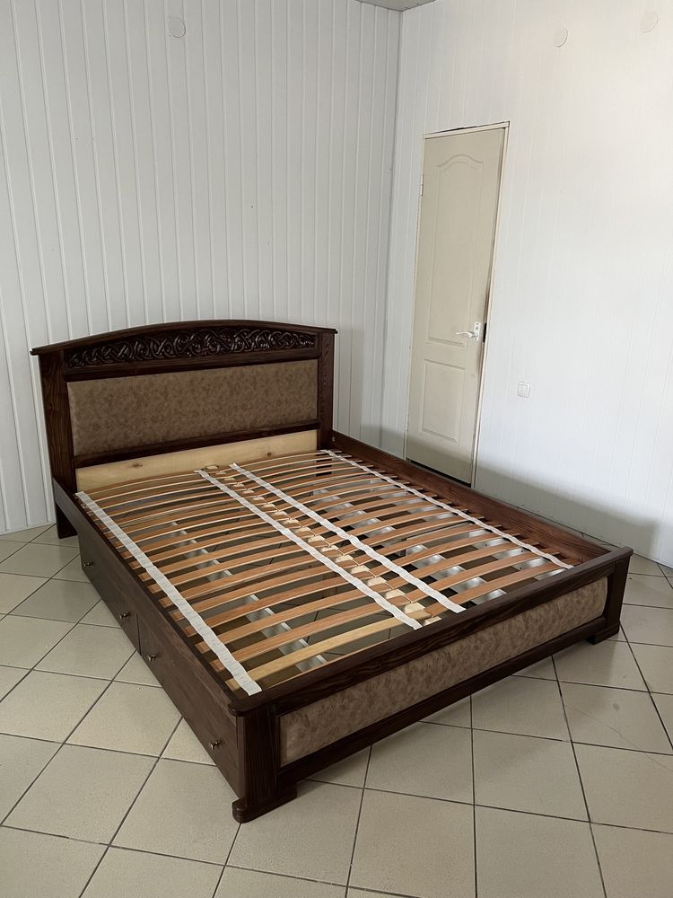 Ліжко "Фортуна" з натурального дерева, від виробника