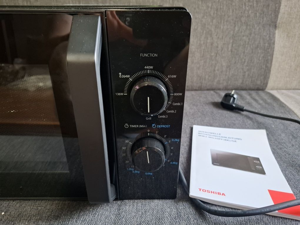 Kuchenka mikrofalowa toshiba mw2-mg20pf czarna