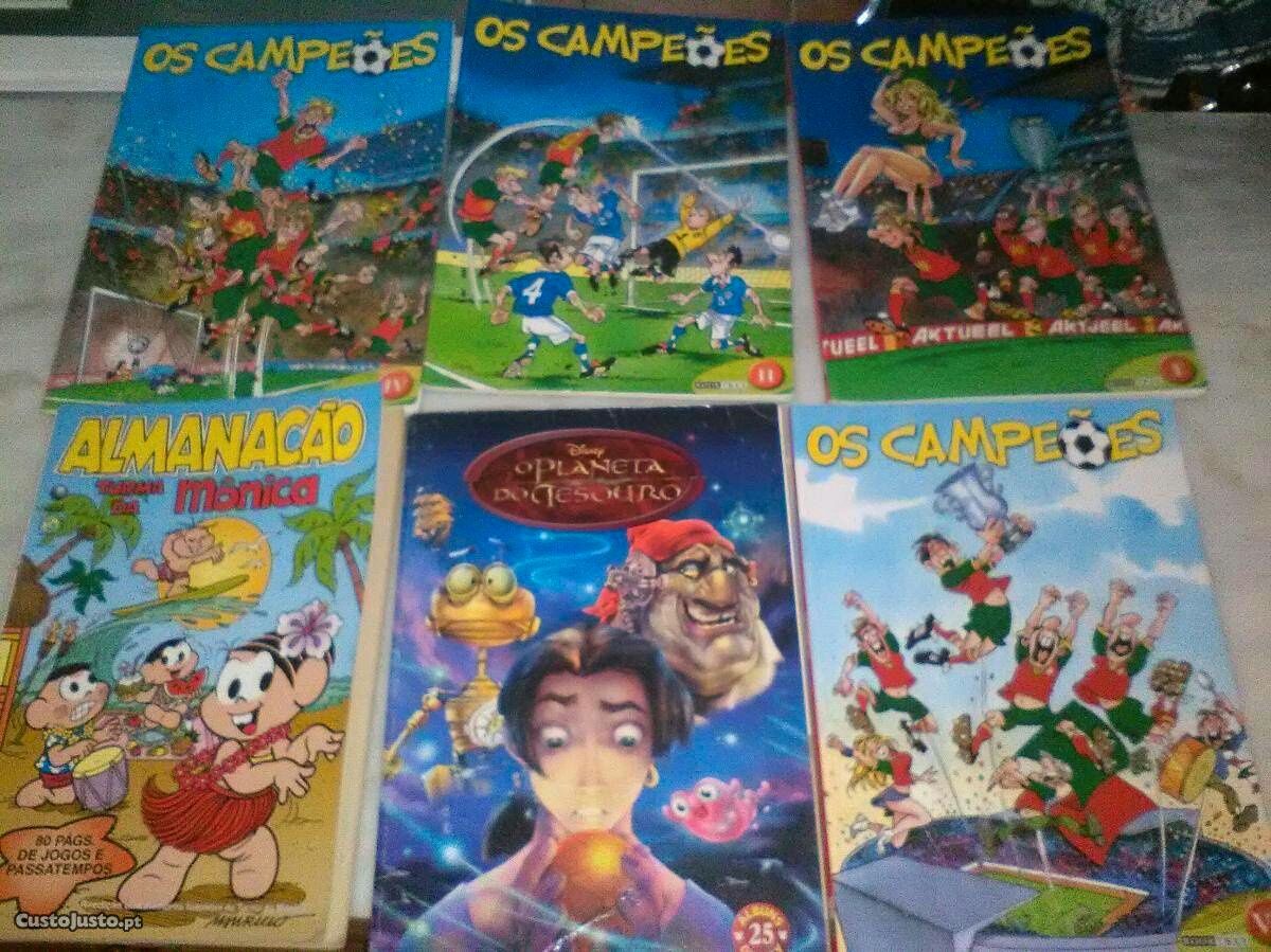 Conjunto de 5 Revistas/Livros Infantis de Humor