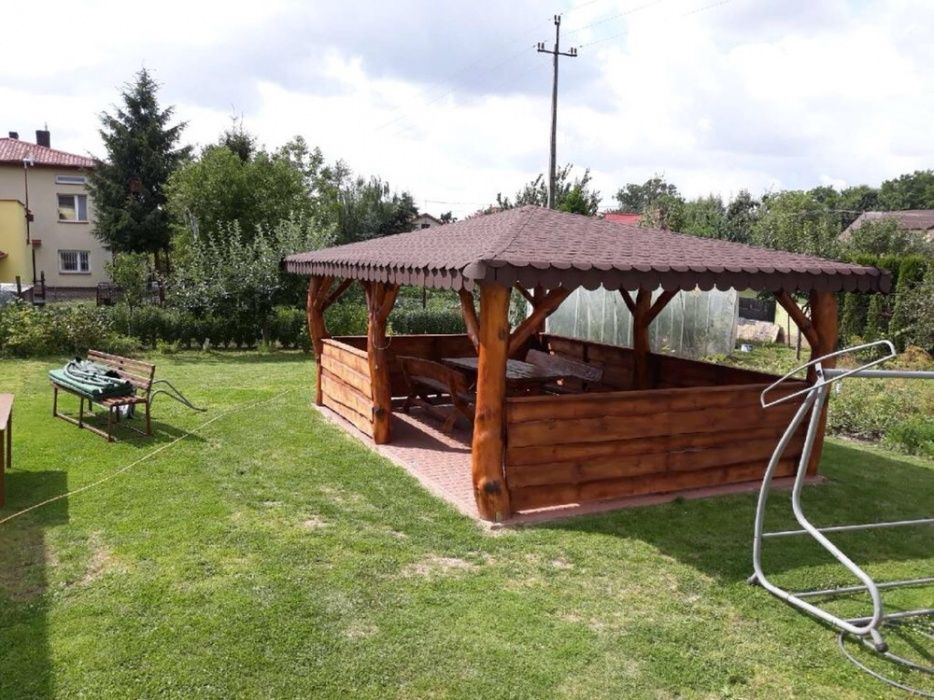 Meble ogrodowe Altana Altanka Altanki z bali.