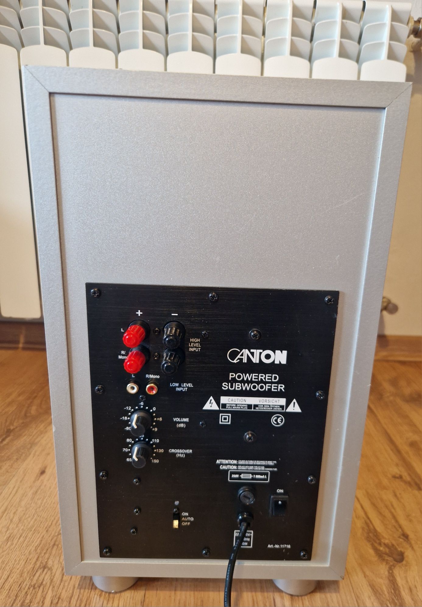 Subwoofer aktywny canton as 100 mx